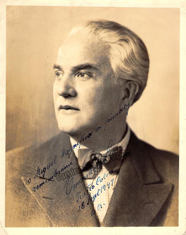 LIST, Emanuel (Various Autographs)