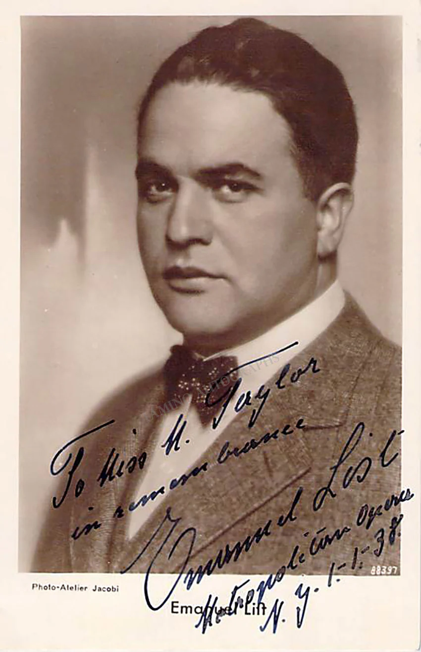 LIST, Emanuel (Various Autographs) - Image 19