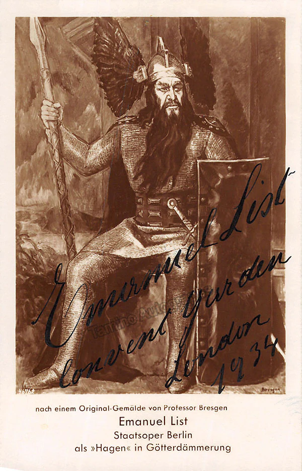 LIST, Emanuel (Various Autographs) - Image 21