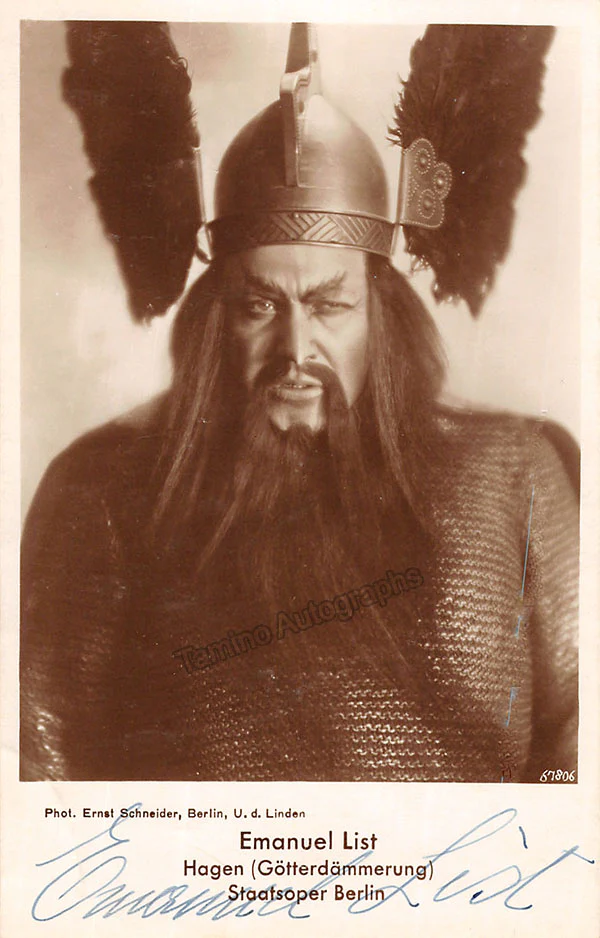 LIST, Emanuel (Various Autographs) - Image 23