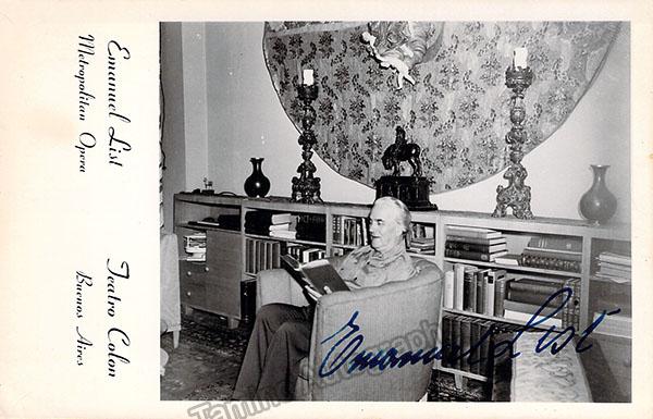 LIST, Emanuel (Various Autographs) - Image 5