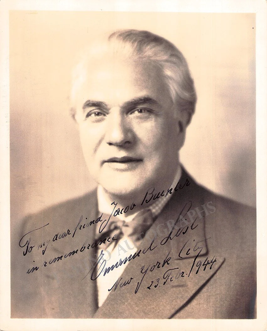 LIST, Emanuel (Various Autographs) - Image 9