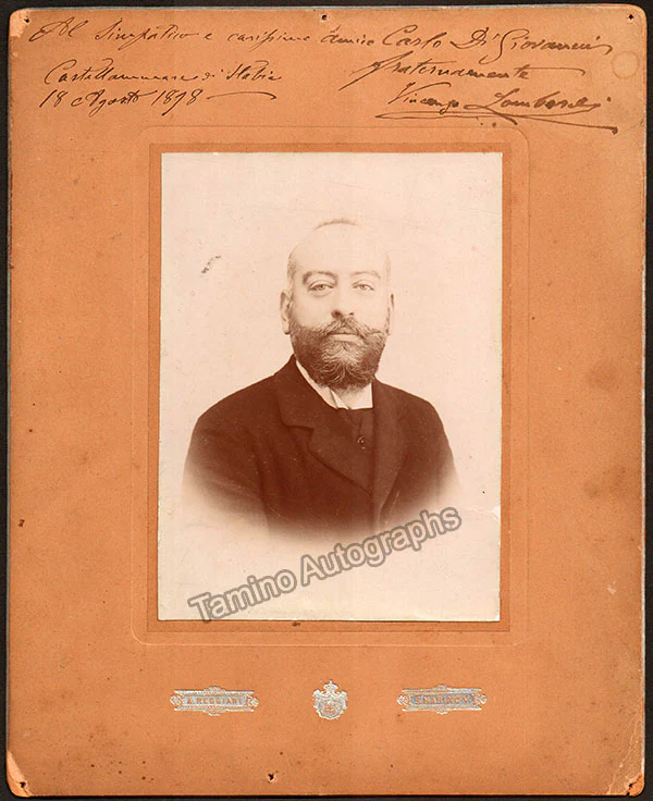 Lombardi, Vincenzo - Signed Photograph