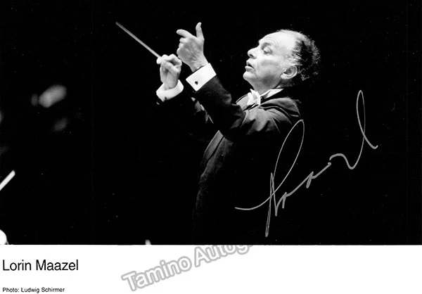 Maazel, Lorin - Various Autographs - Image 13