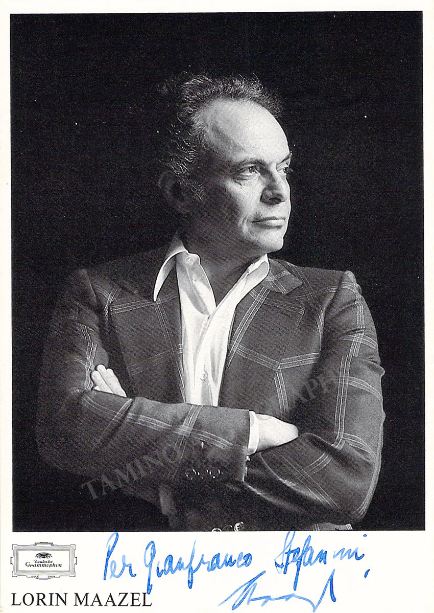 Maazel, Lorin - Various Autographs - Image 8