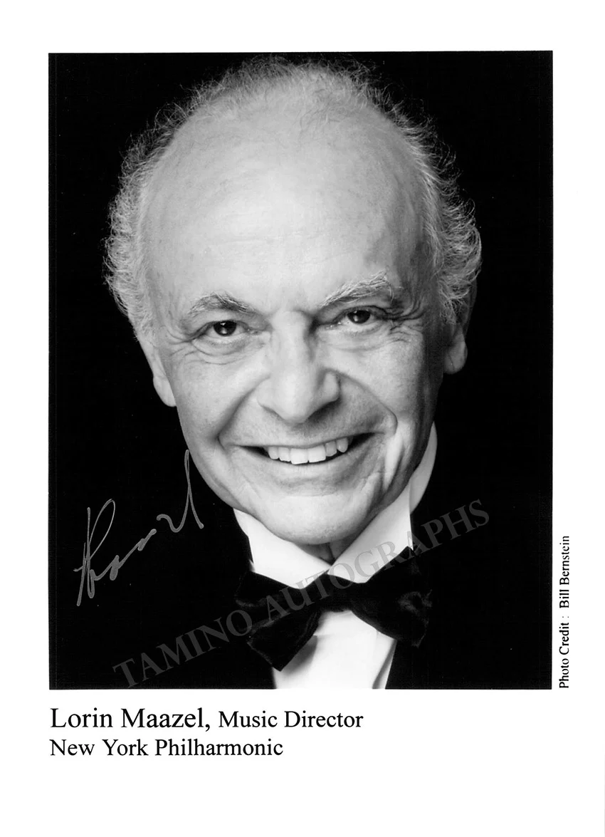 Maazel, Lorin - Various Autographs - Image 9