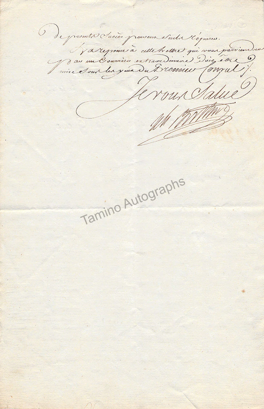 Berthier, Louis-Alexandre - Set of 7 Documents Signed - Image 12