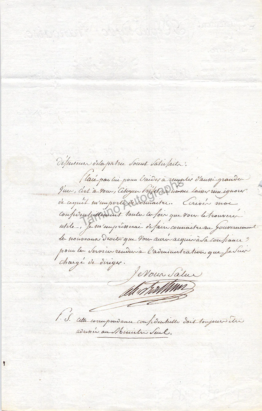Berthier, Louis-Alexandre - Set of 7 Documents Signed - Image 8