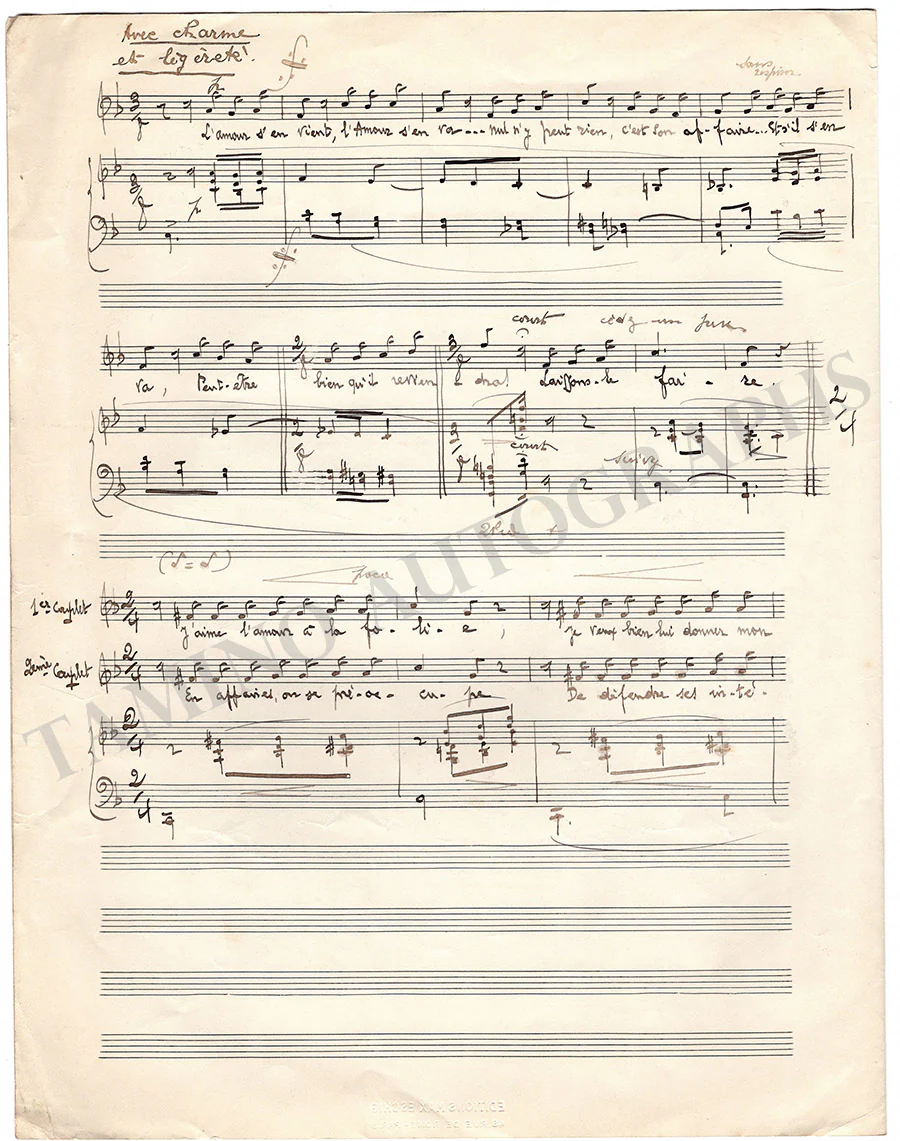 Beydts, Louis - Set of 3 Score Manuscripts - Image 4