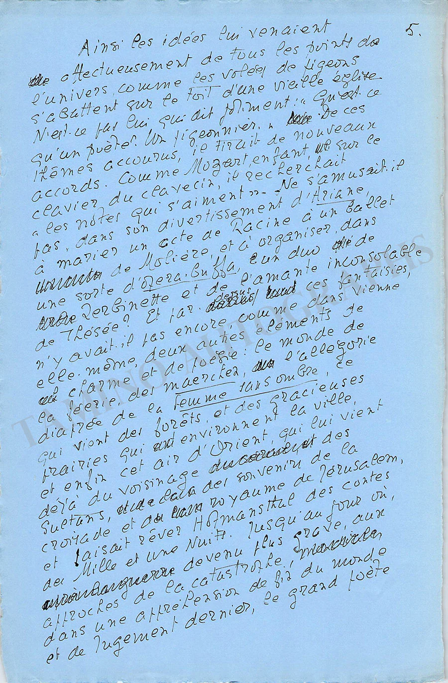 Gillet, Louis - Autograph Manuscript Signed - Image 5