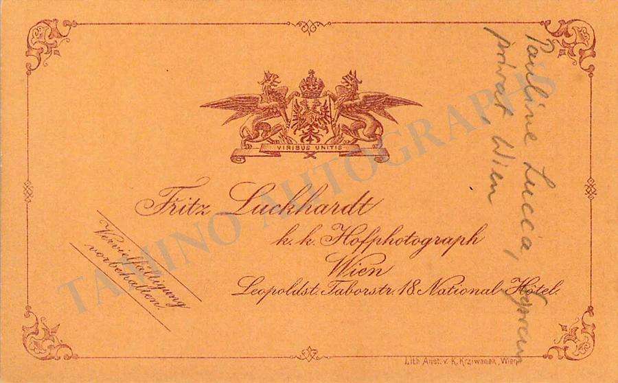 Lucca, Pauline - Various Unsigned Cabinet Photos and CDVs - Image 29