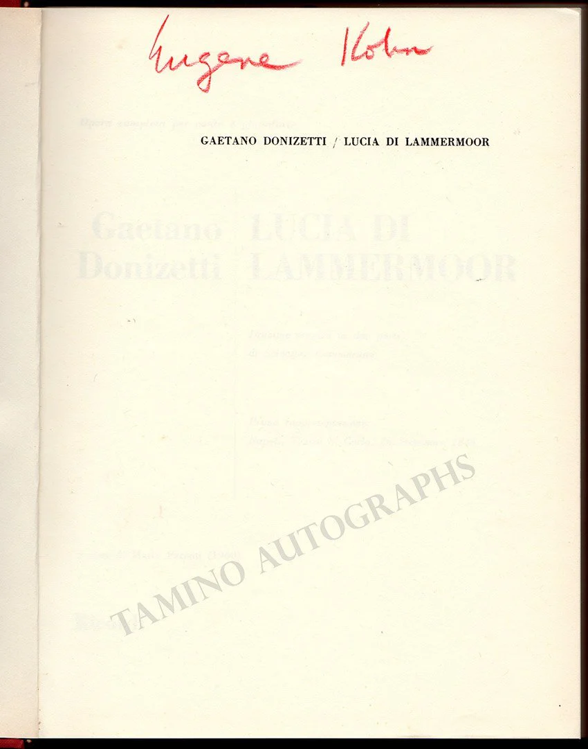 Lucia di Lammermoor Unsigned Score - Image 28