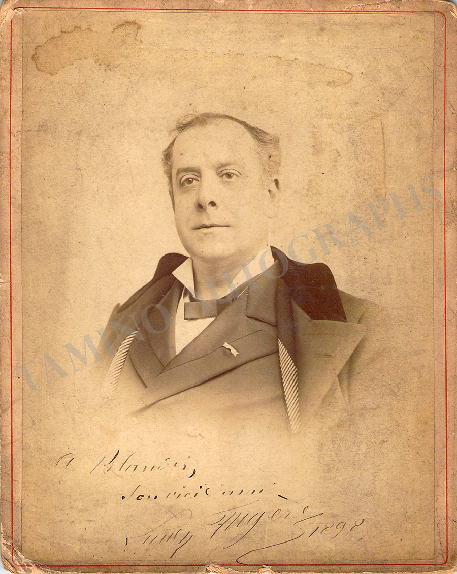 Fugere, Lucien - Signed Cabinet Photo 1898