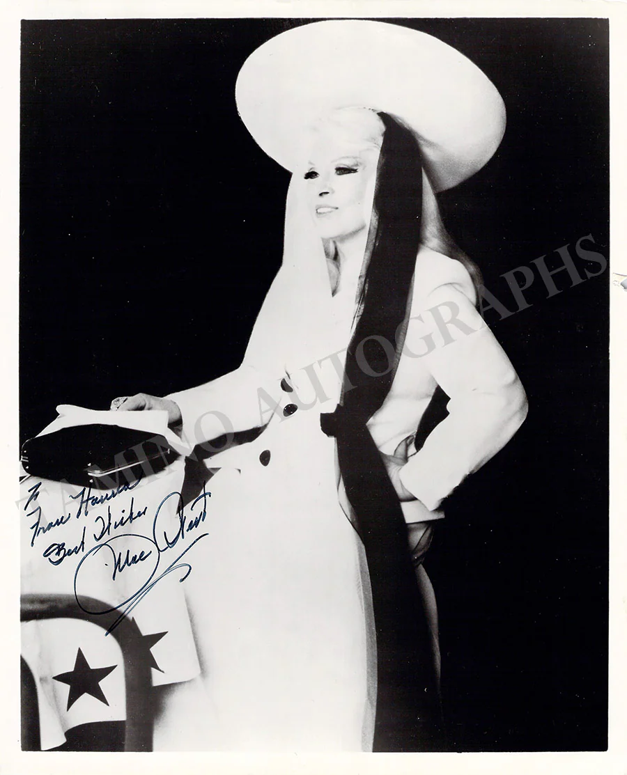 West, Mae - Signed Photograph in "Myra Breckinridge"