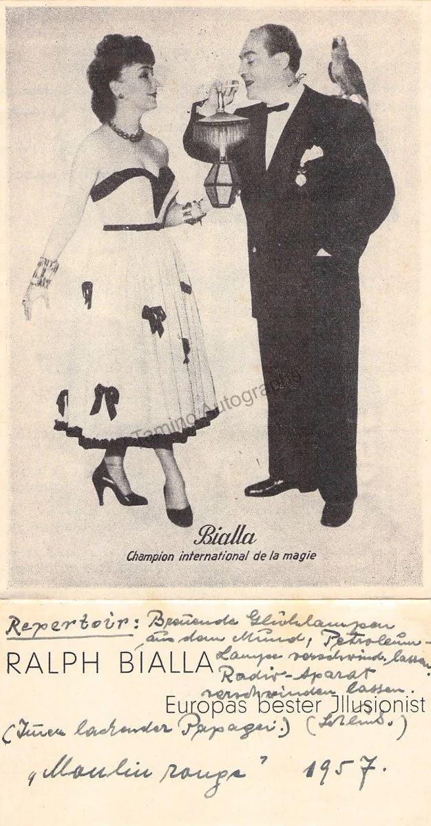Magician and Illusionist Autograph and Clip Collection 1930-1965 - Image 192