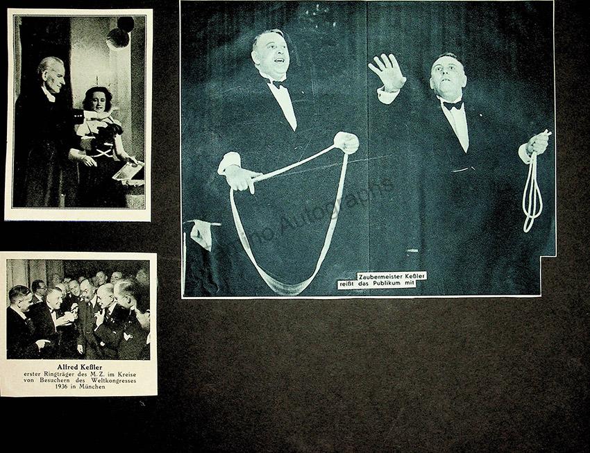 Magician and Illusionist Autograph and Clip Collection 1930-1965 - Image 208