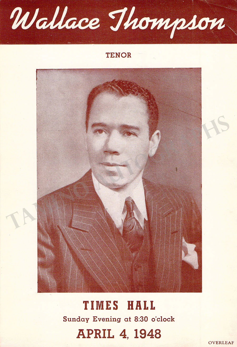 Male Singers - Collection of 90+ Playbills, Brochures & Programs - Image 98