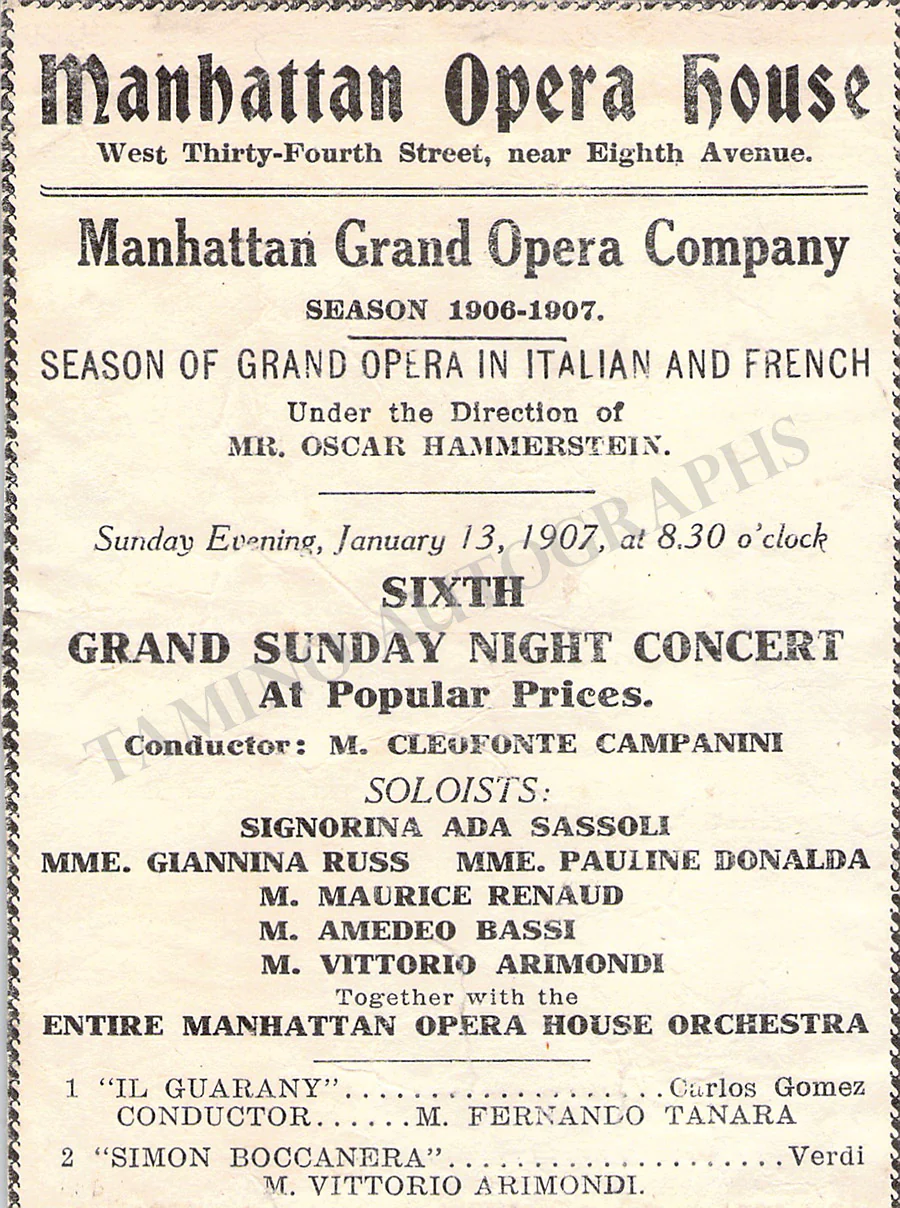 Manhattan Opera Company - Opera Performances Clip Lot - Image 13