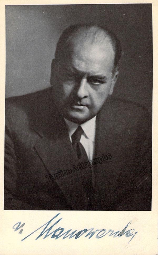 MANOWARDA, Josef von (Various Autographs) - Image 2