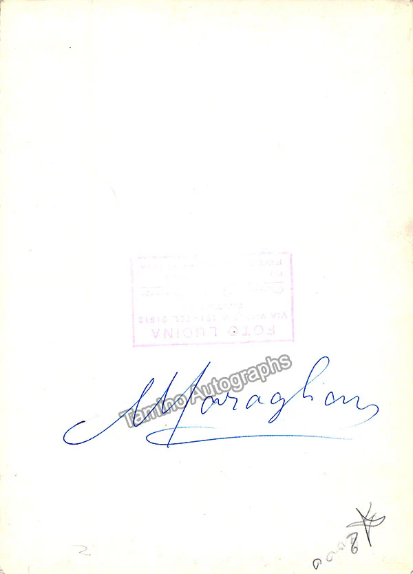 MARAGLIANO, Luisa (Various Autographs) - Image 3