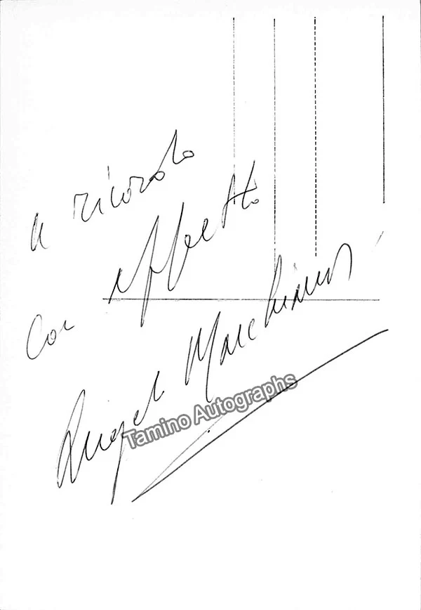 MARCHIANDI, Angelo (Various Autographs) - Image 4