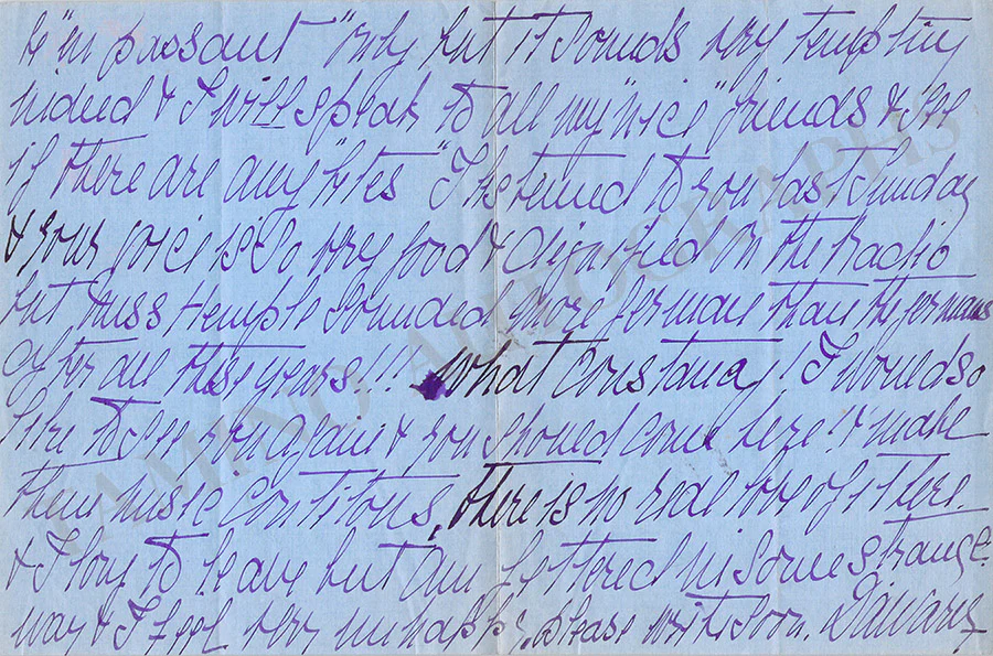 D'Alvarez, Marguerite - Autograph Letter Signed - Image 2