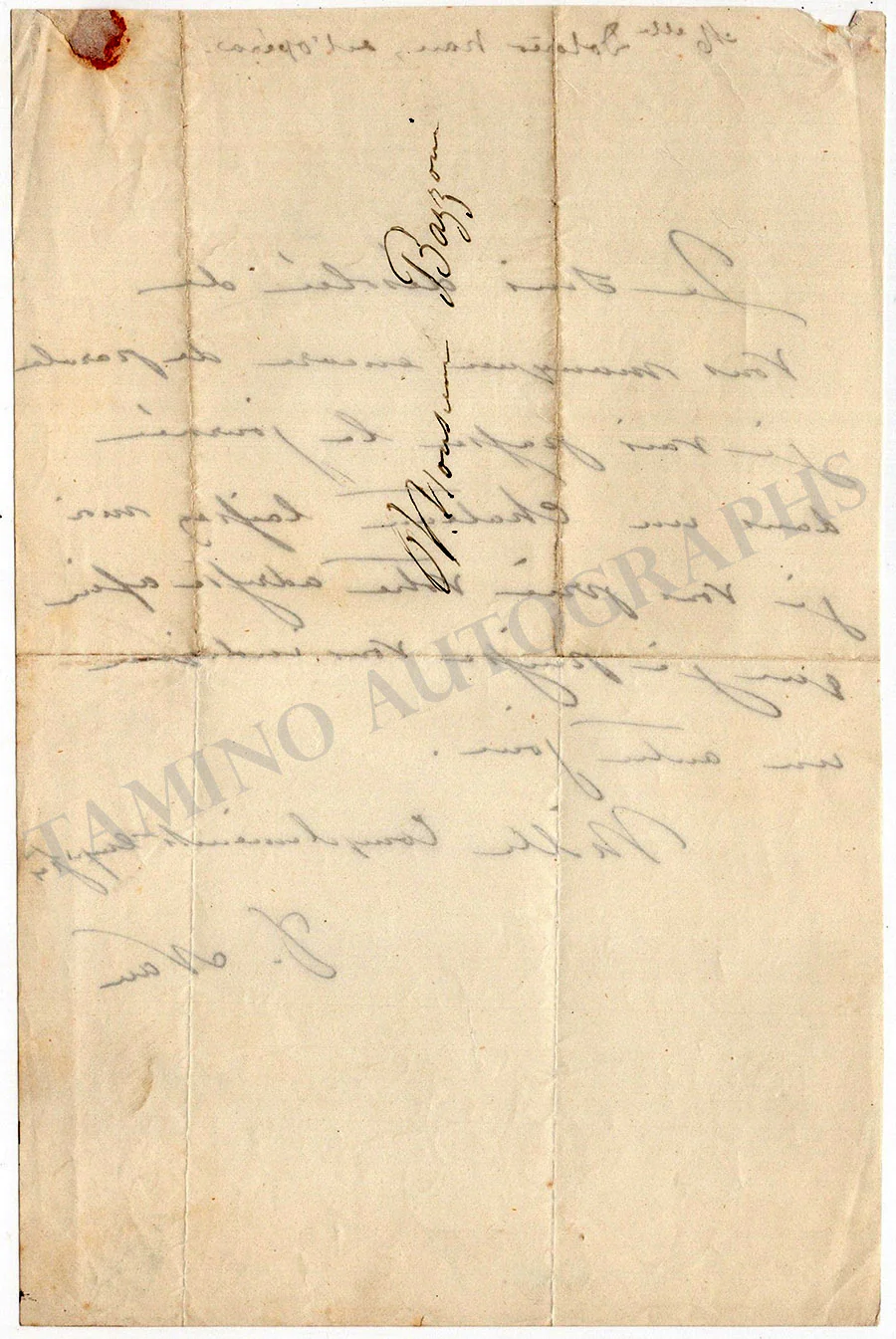 Nau, Maria Dolores - Set of 3 Autograph Letters Signed - Image 5