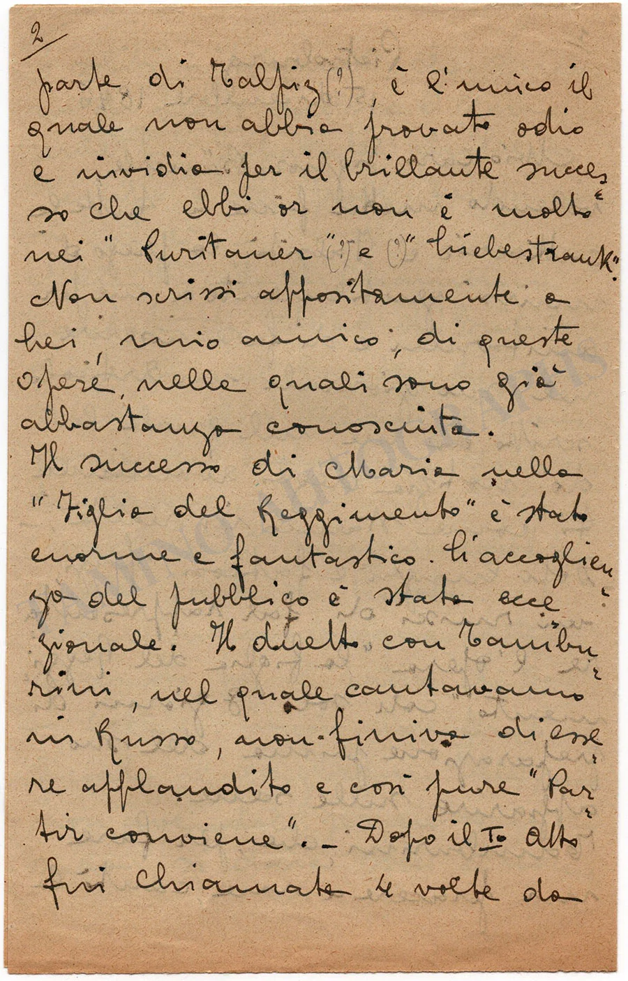 Marra Vollmer, Maria von - Set of 7 Autograph Letters Signed - Image 16