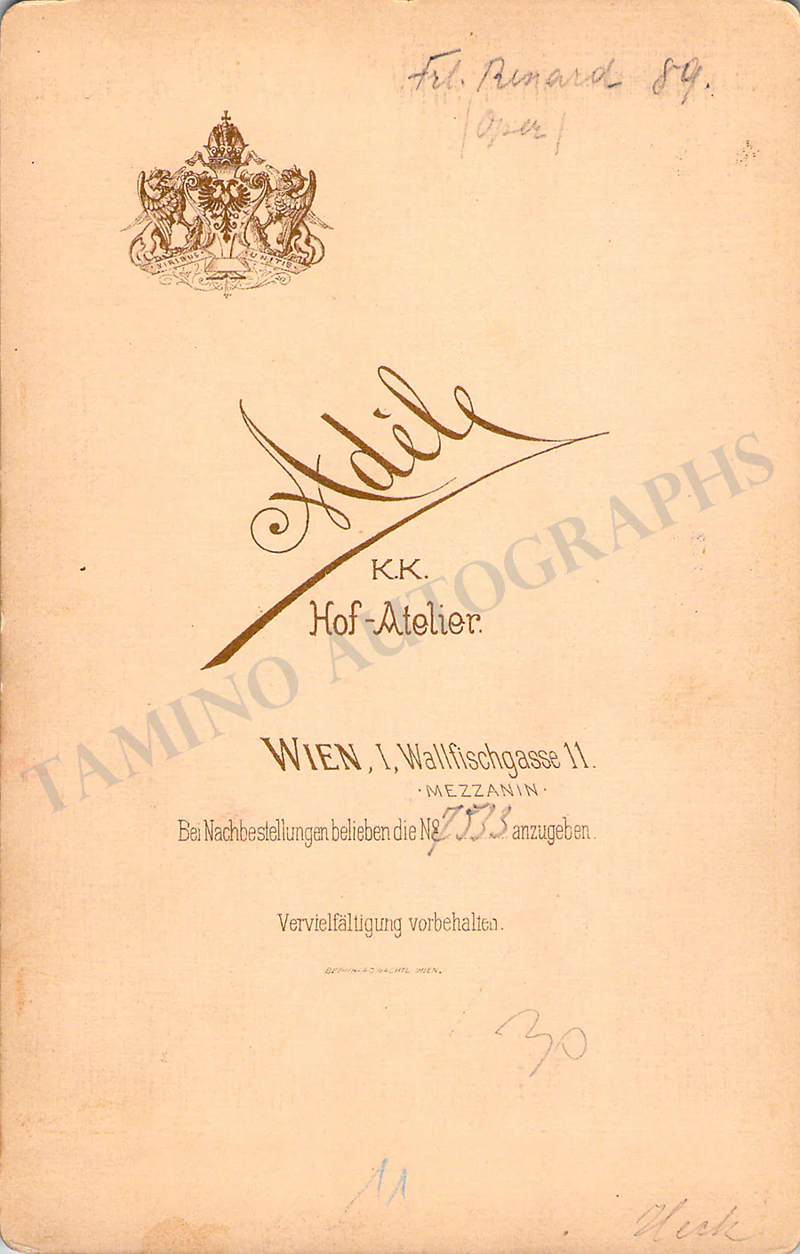 Renard, Marie - Unsigned CDV & Cabinet Photos (Various Options) - Image 5