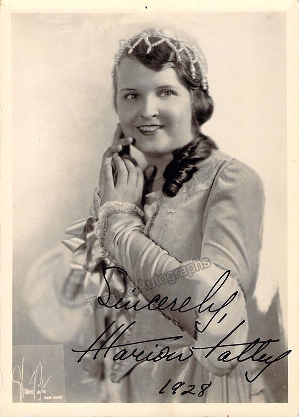 TALLEY, Marion (Various Autographs) - Image 2
