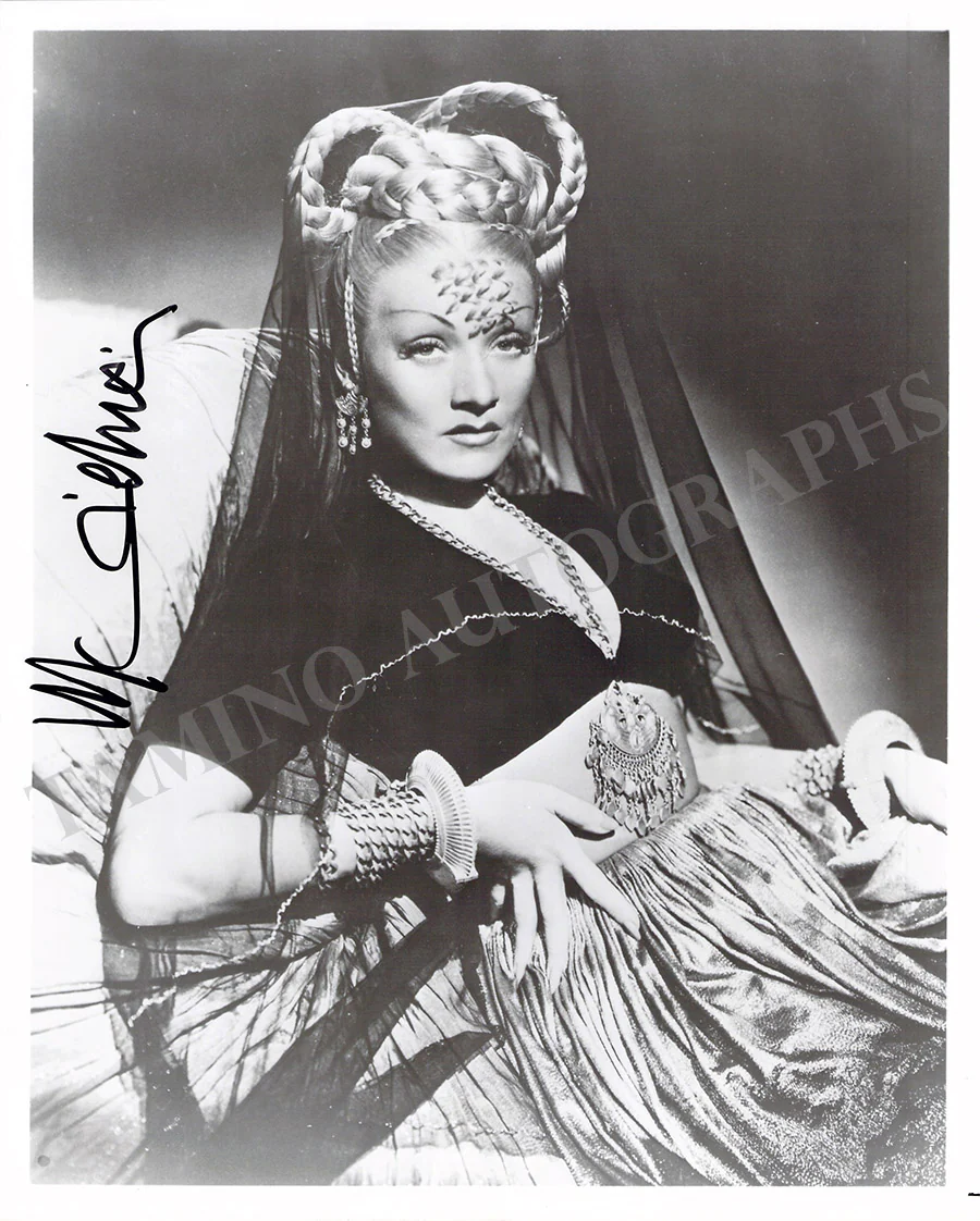 Dietrich, Marlene - Various Autographs - Image 12