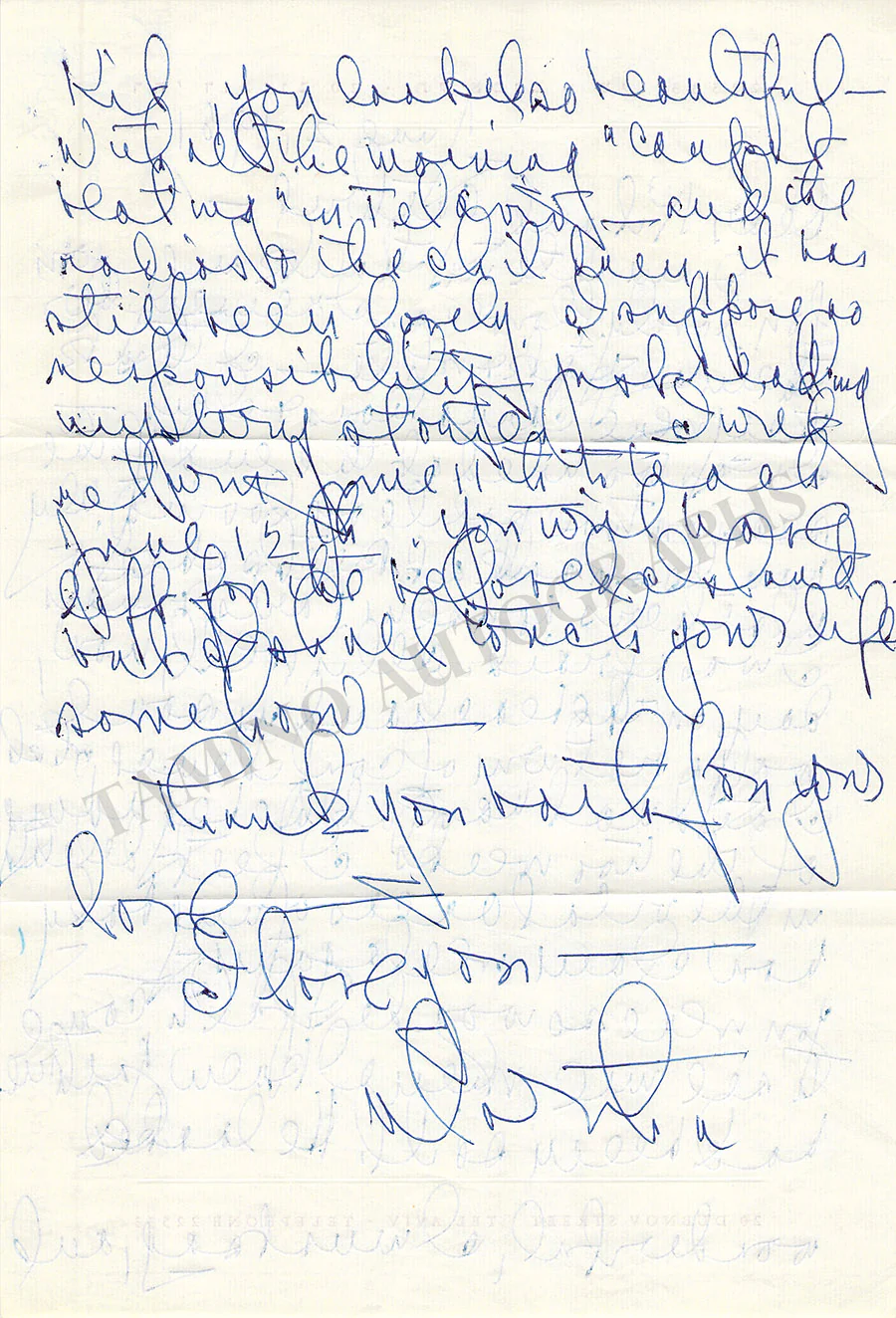 Graham, Martha - Autograph Letter Signed 1961 - Image 2