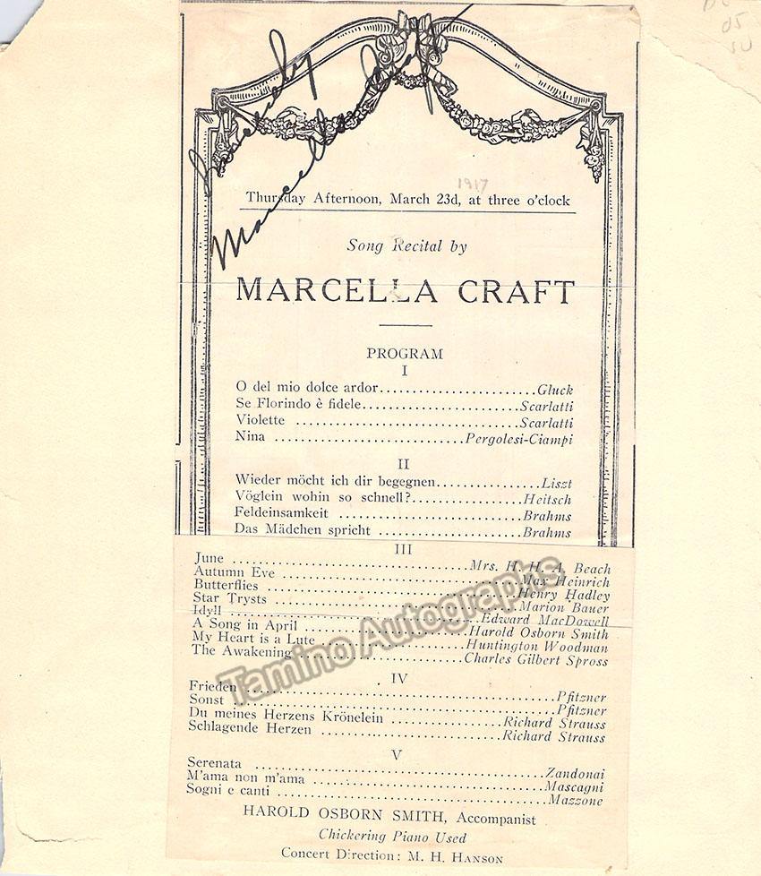 Martinelli, Giovanni - Farrar, Geraldine - Signed Clip 1917 - Image 2