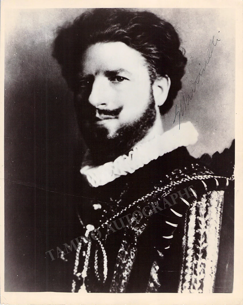 MARTINELLI, Giovanni (Various Autographs) - Image 6