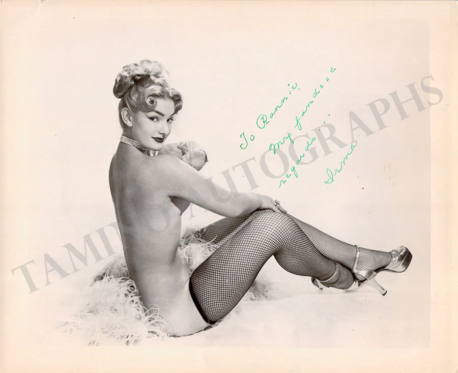 Goodneighbor, Mary (Irma The Body) - Set of 2 Signed Photographs - Image 2