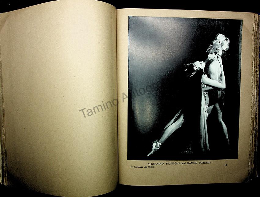 Massine, Leonid - Riabouchinska, Tatiana and Others - Signed Book "Russian Ballet - Camera Studies by Gordon Anthony" - Image 9
