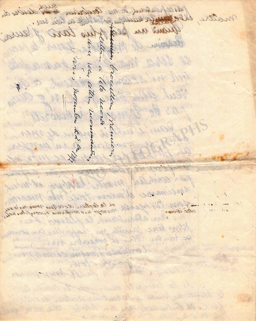 Maurel, Victor - Autograph Manuscripts (Various Options) - Image 20