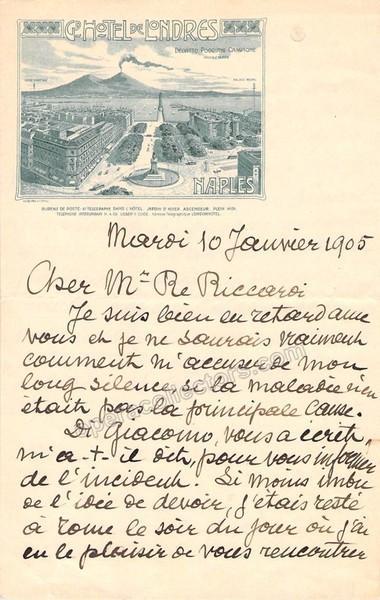 Maurel, Victor - Autograph Manuscripts (Various Options) - Image 4