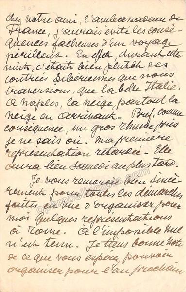 Maurel, Victor - Autograph Manuscripts (Various Options) - Image 5