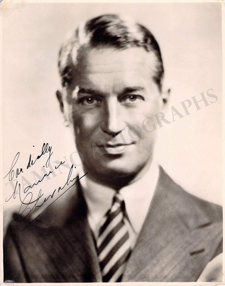 Chevalier, Maurice - Various Autographs - Image 2