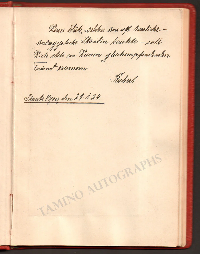 Schillings, Max von - Kemp, Barbara - Double Signed "Mona Lisa" Libretto with Music Quote - Image 6