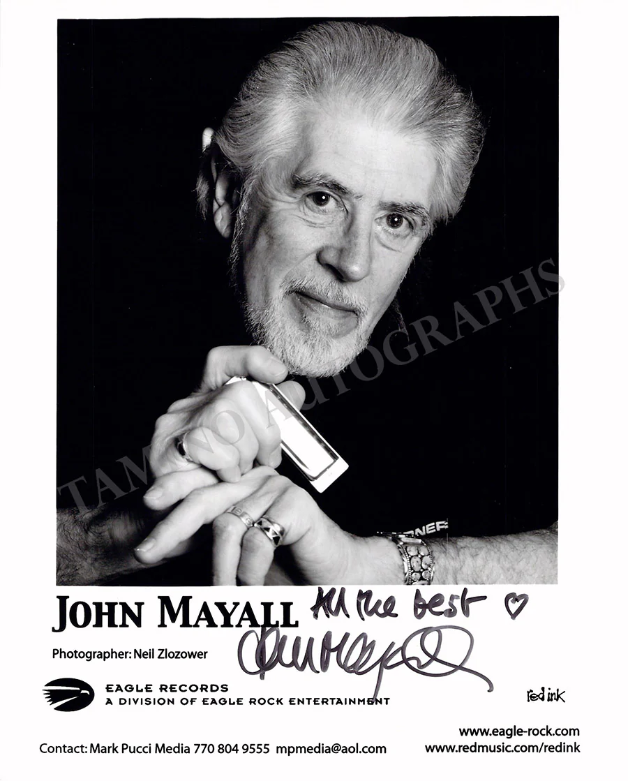 Mayall, John - Signed Photograph