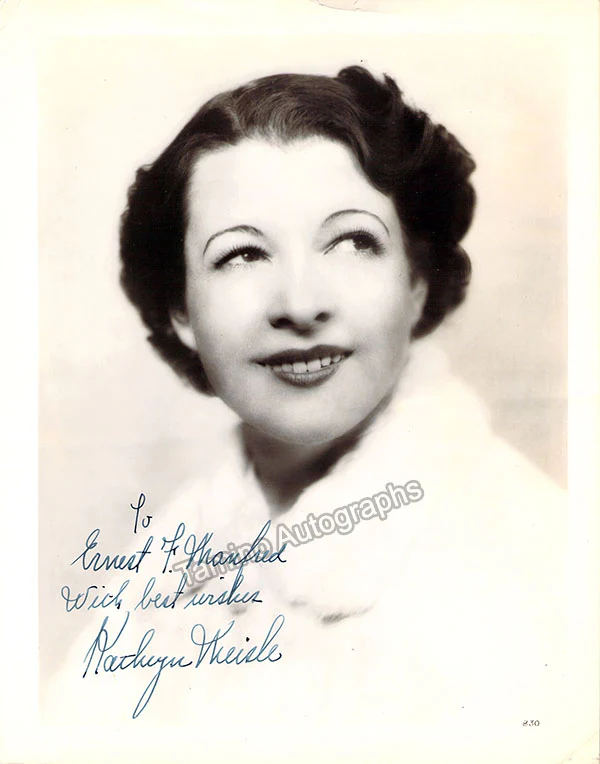 MEISLE, Kathryn (Various Autographs) - Image 2