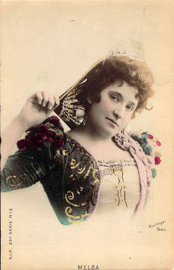 Melba, Nellie - Autograph Note Signed + Unsigned Photograph in Role - Image 2