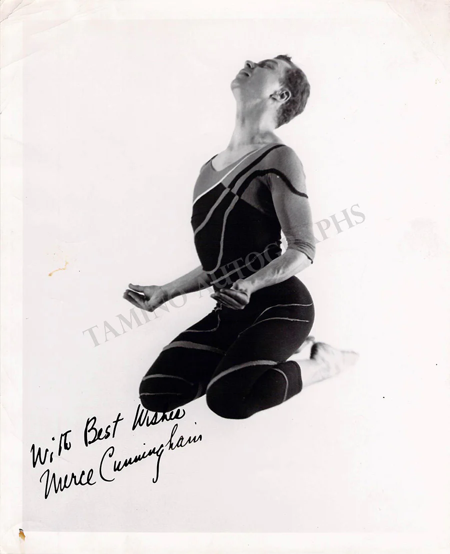 Cunningham, Merce - Signed Photograph