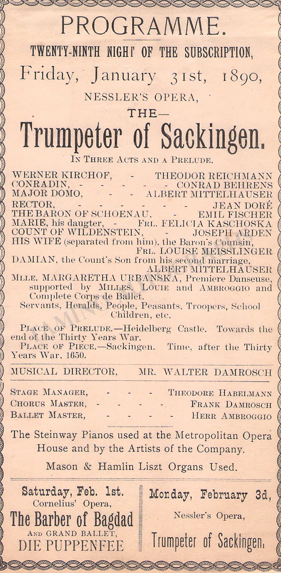 Met Opera - Collection of +50 Program Clips 1890-1920 - Image 19