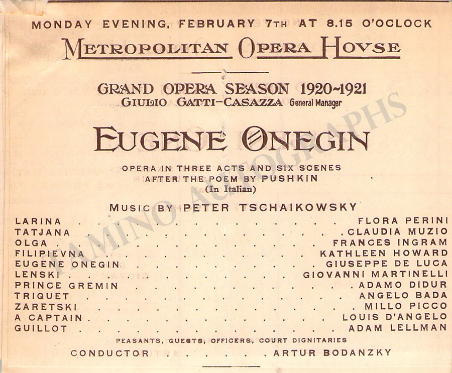 Met Opera - Collection of +50 Program Clips 1890-1920 - Image 49