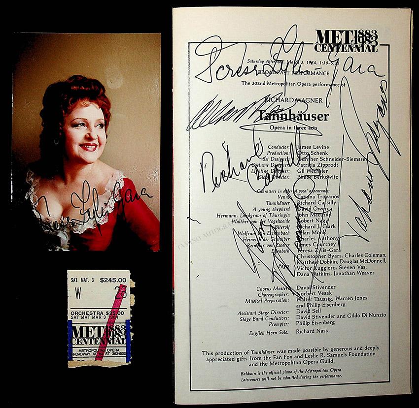 Metropolitan Opera - Signed Opera Programs 1979-1989 (Various Autographs) - Image 6