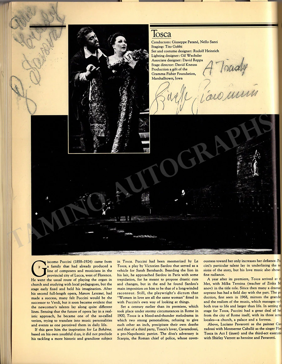 Metropolitan Opera - Signed Season Book 1979-1980 - Image 11