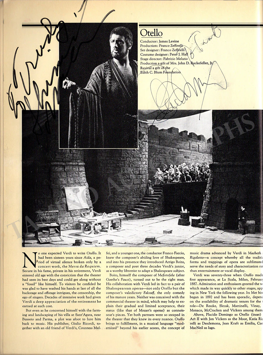 Metropolitan Opera - Signed Season Book 1979-1980 - Image 9